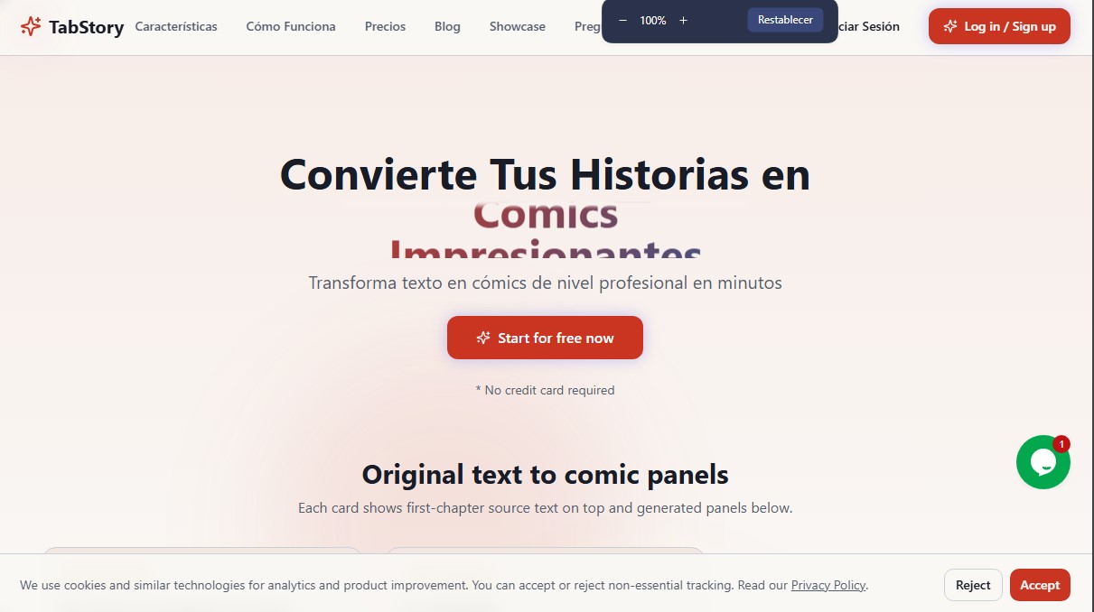 Tab Story screenshot 1