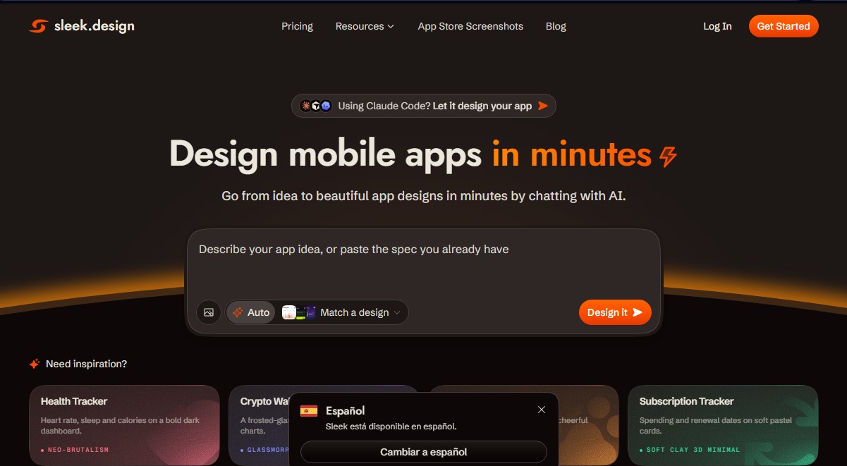 Sleek AI screenshot 1
