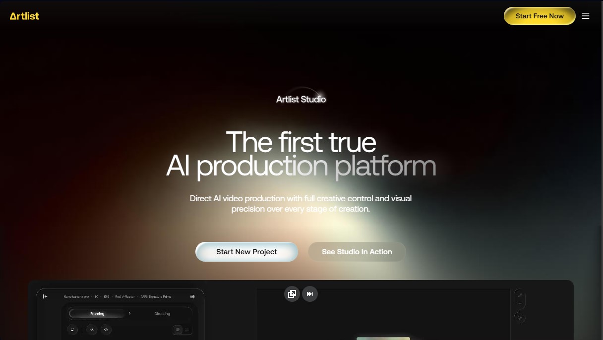 Artlist Studio screenshot 1
