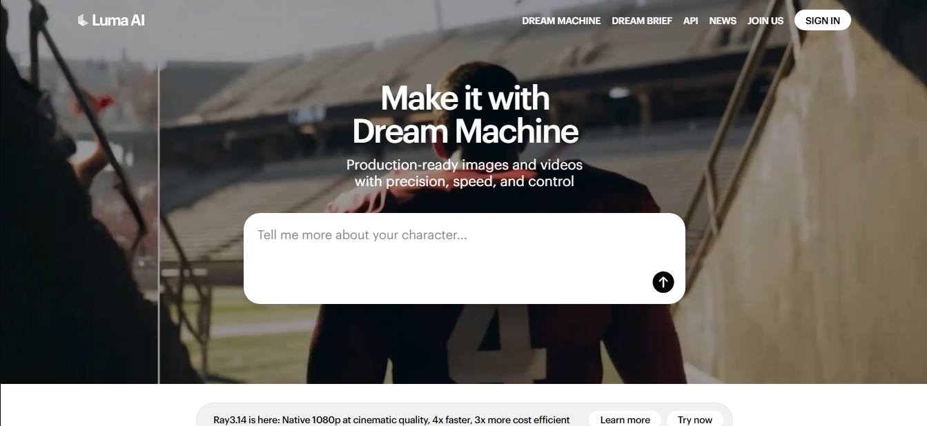 Luma AI screenshot 1
