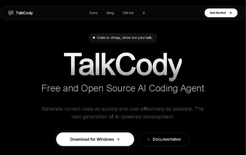 TalkCody screenshot 1