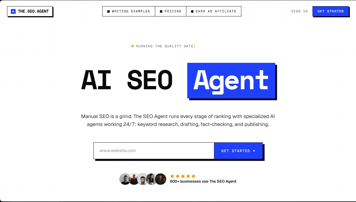 The SEO Agent screenshot 1