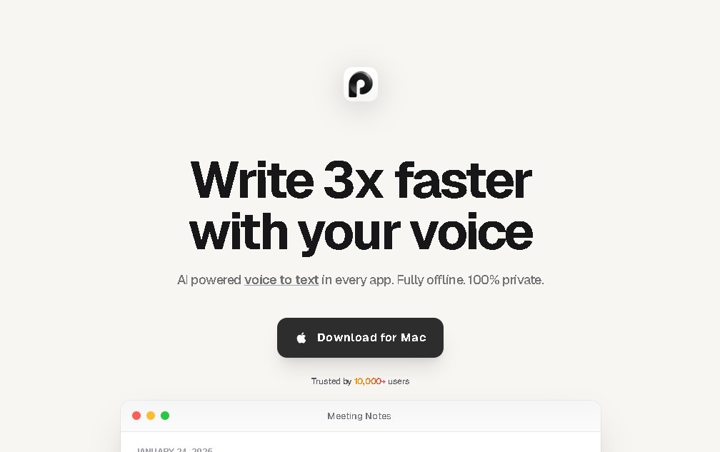 Paraspeech screenshot 1