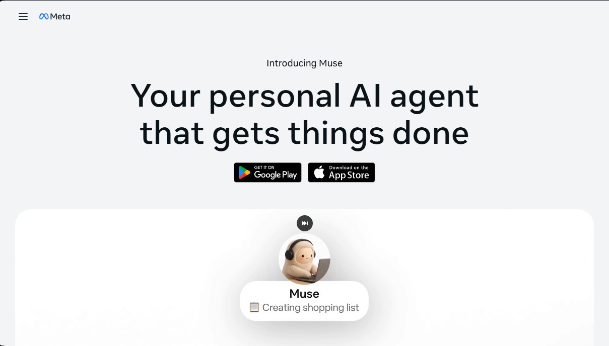 Muse AI by Meta screenshot 1