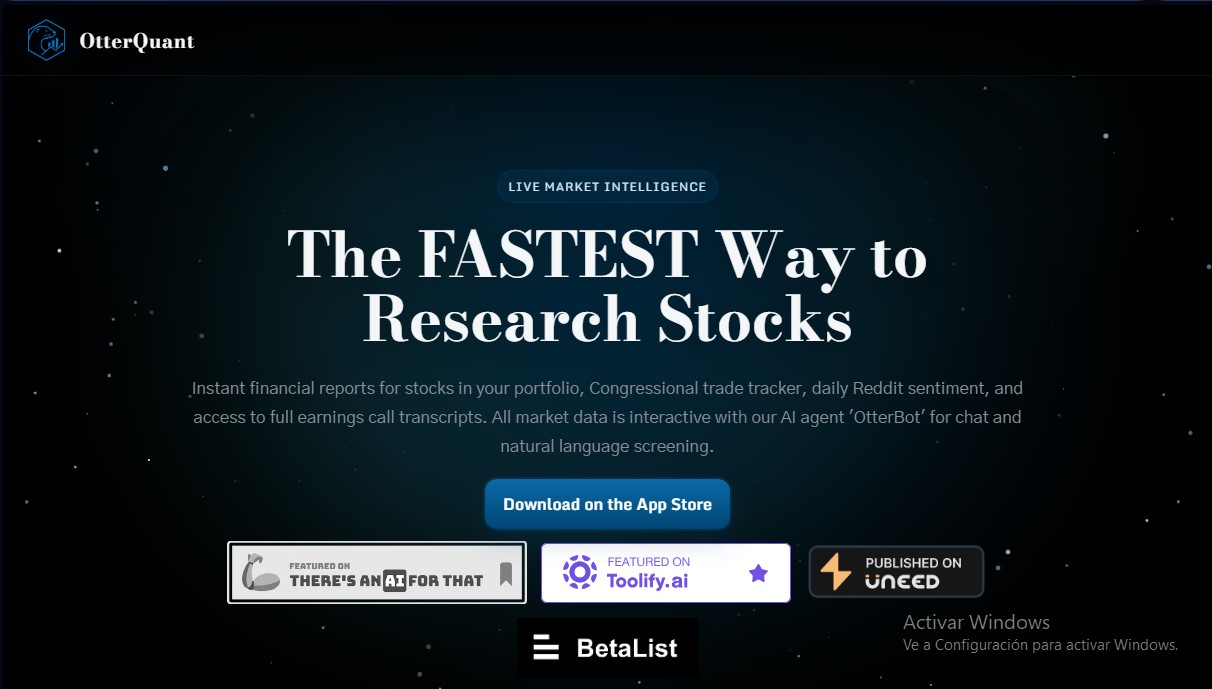 OtterQuant screenshot 1