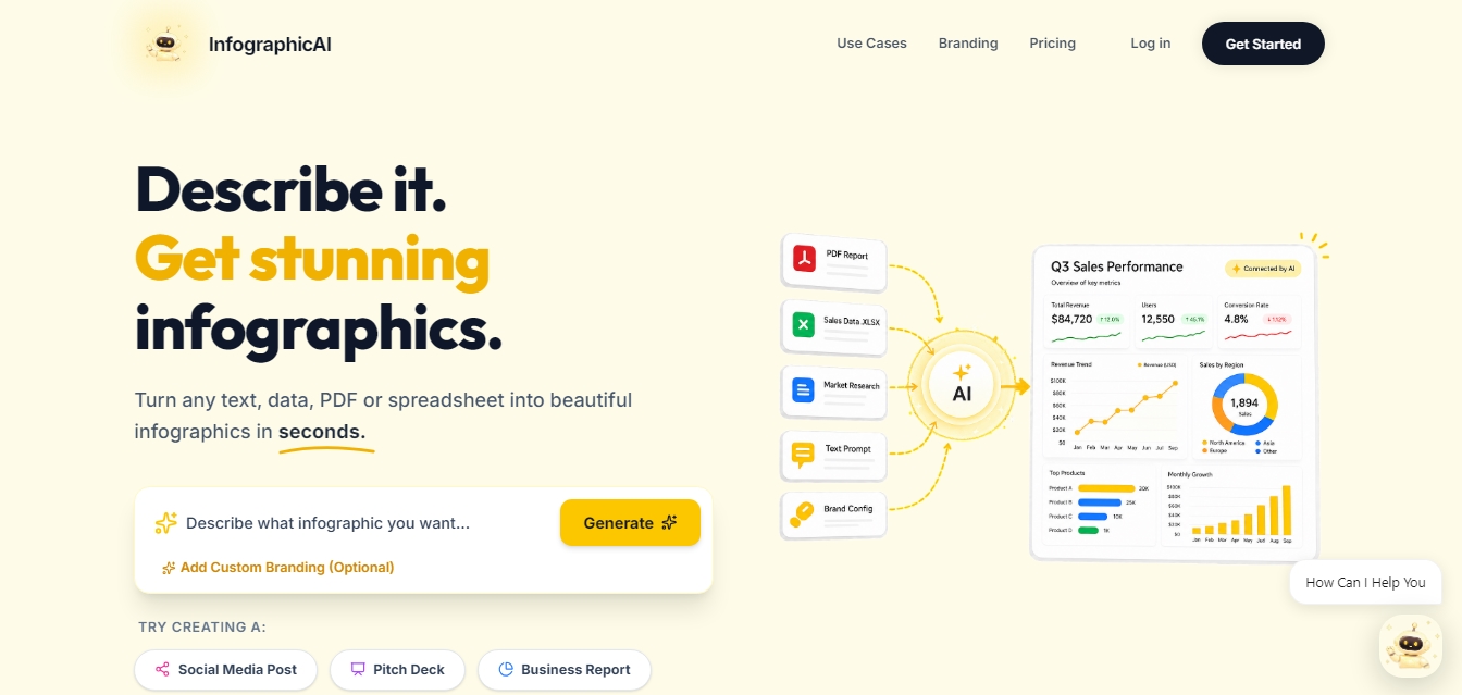 InfographicAI screenshot 1