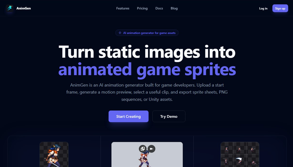 AnimGen screenshot 1