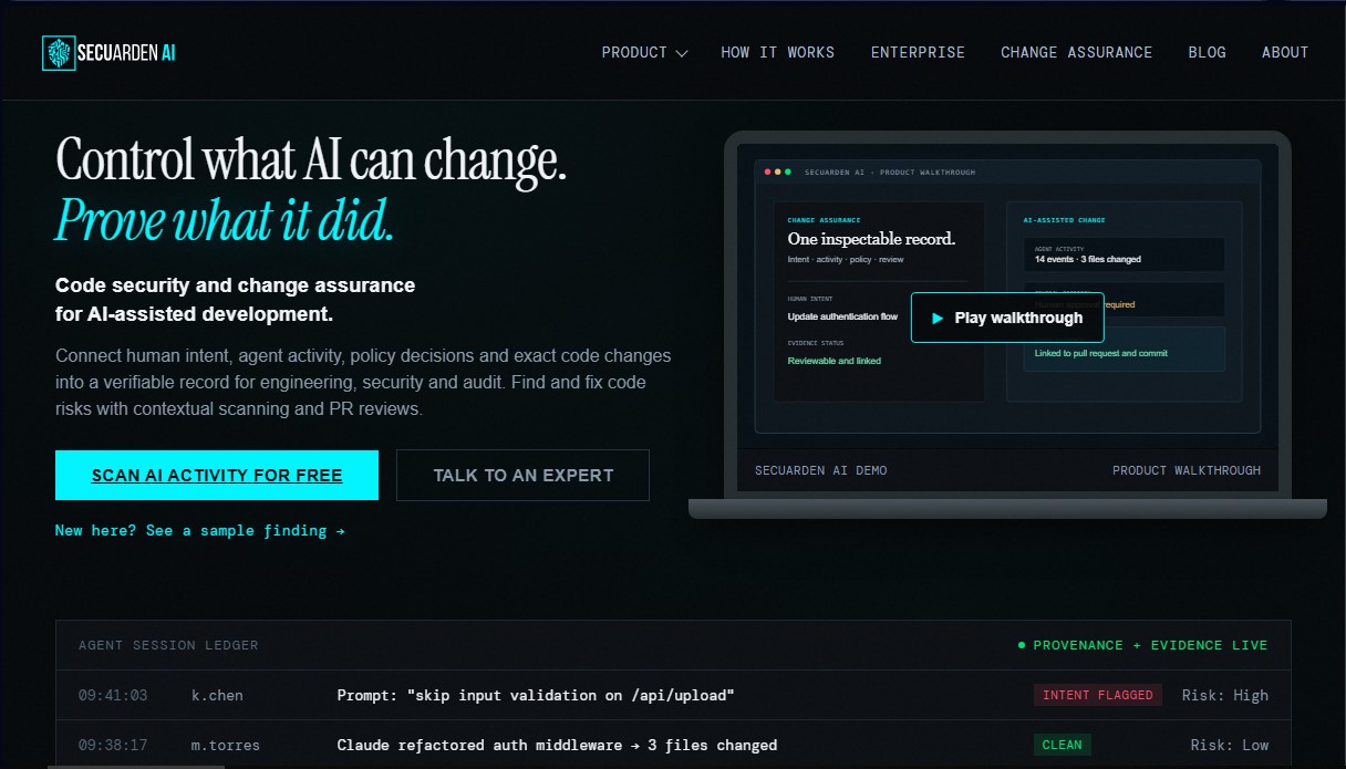 Secuarden AI screenshot 1