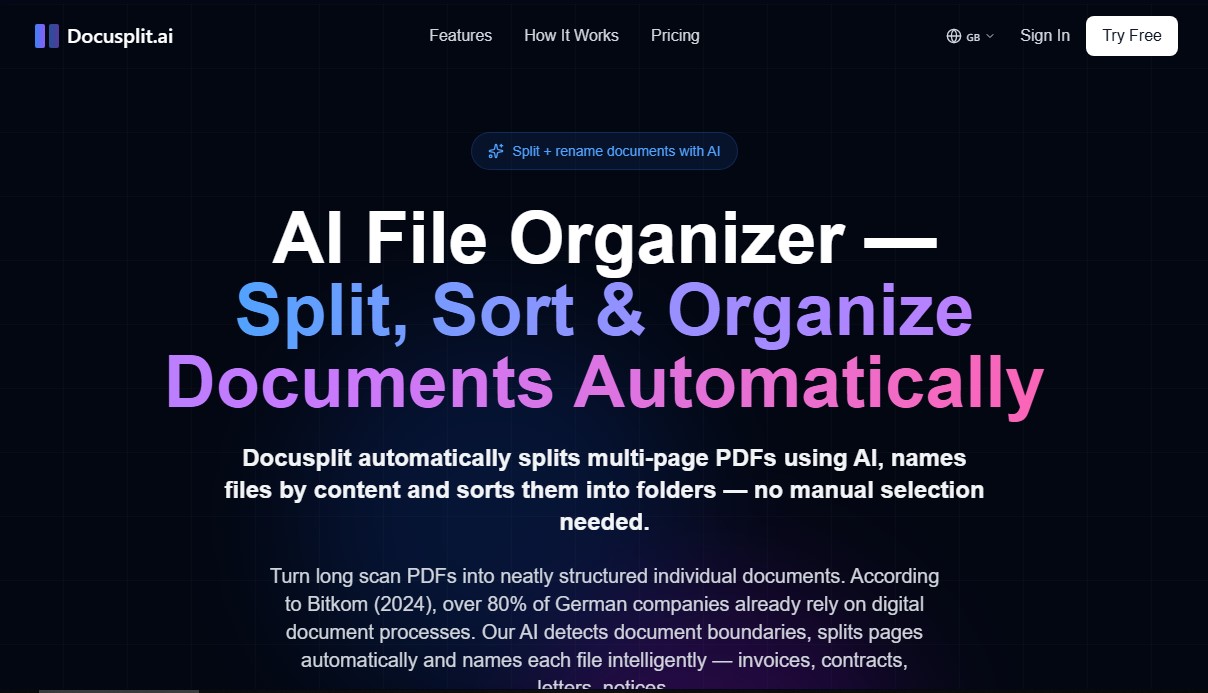 Docusplit AI screenshot 1