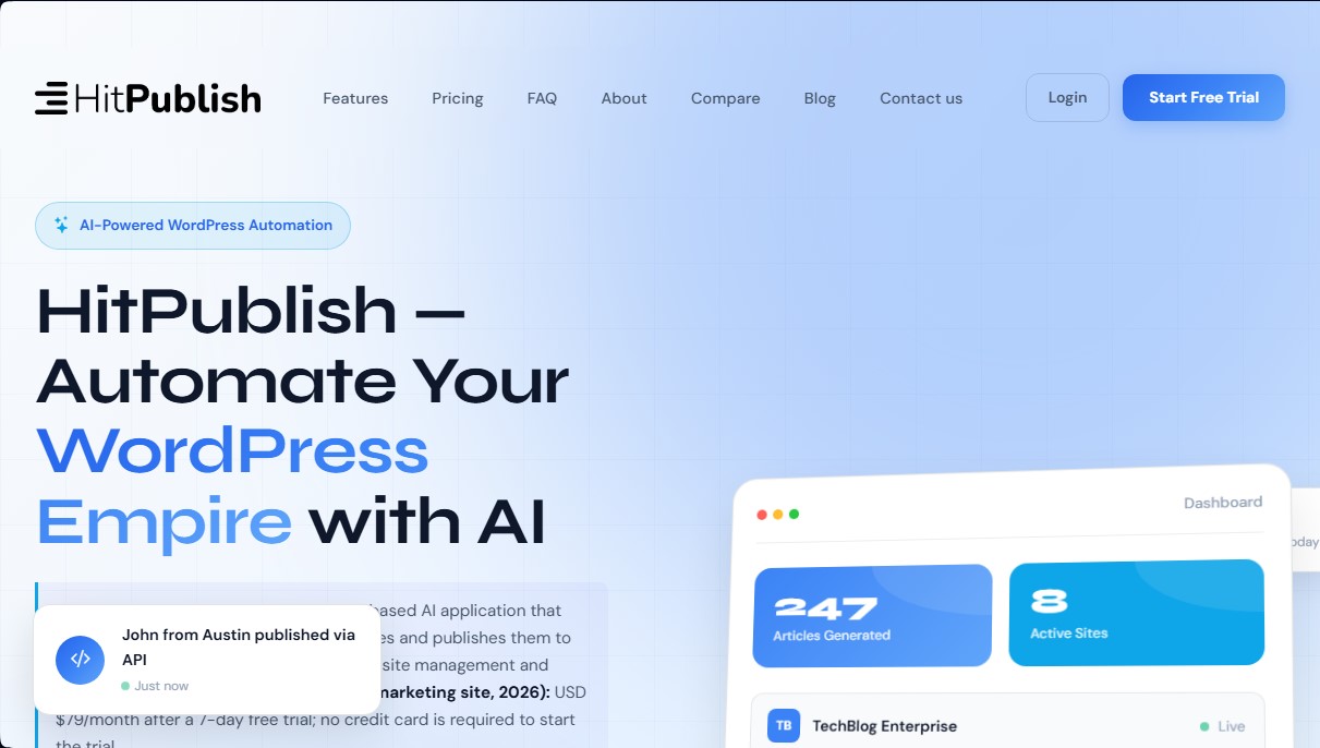 HitPublish screenshot 1