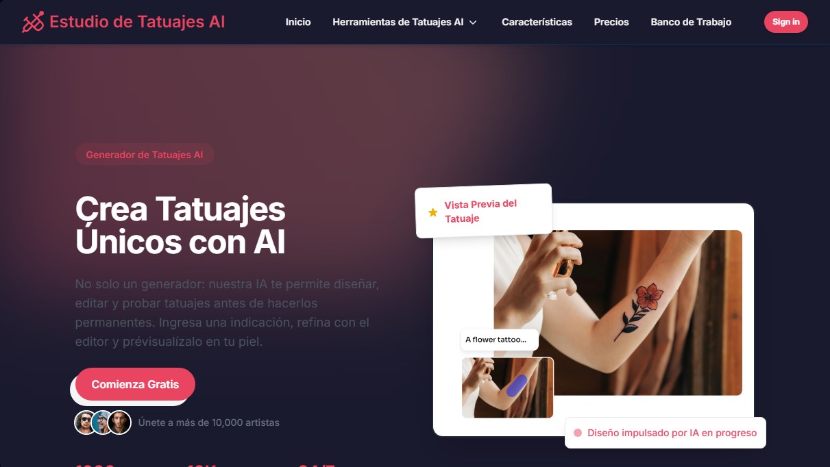 AI Tattoo Studio screenshot 1