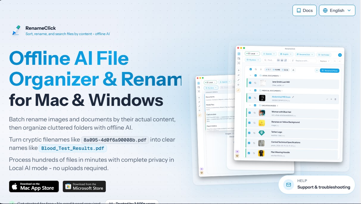 RenameClick screenshot 1