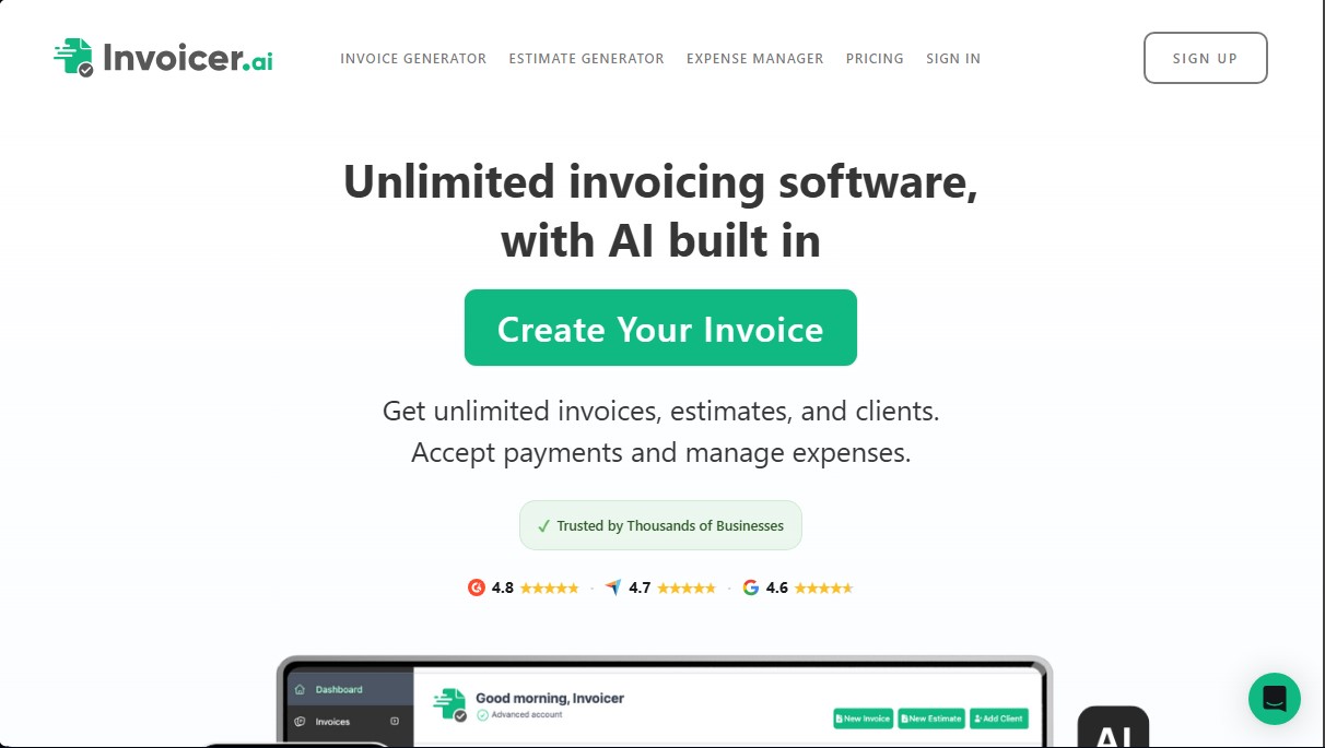 Invoicer.ai screenshot 1