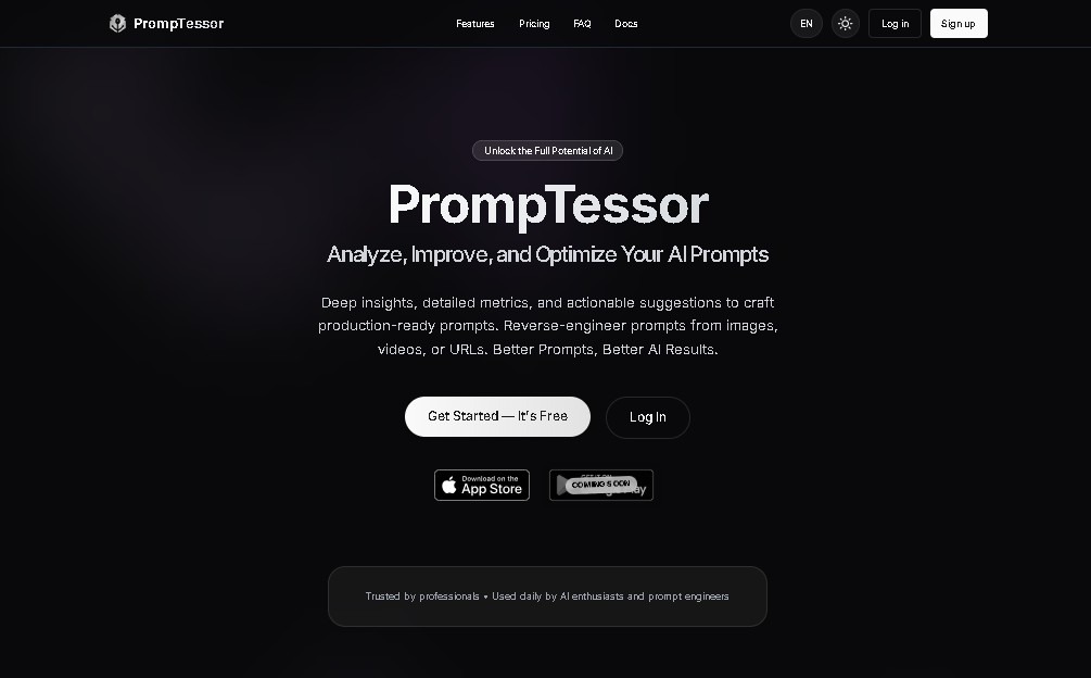 PrompTessor screenshot 1