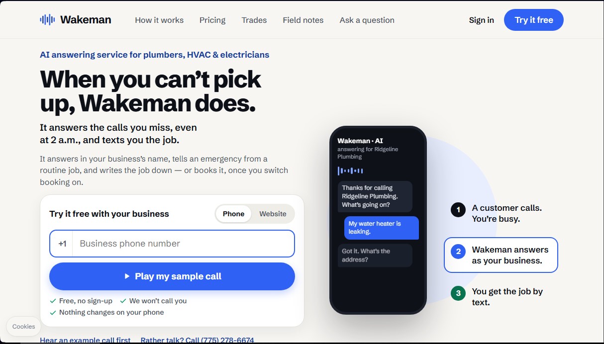 Wakeman screenshot 1