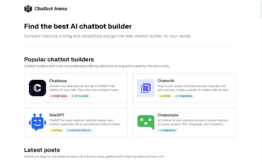Chatbot Arena screenshot 1