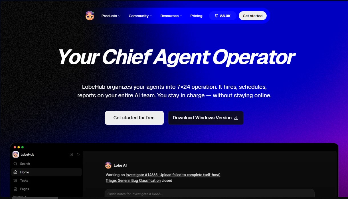 LobeHub screenshot 1