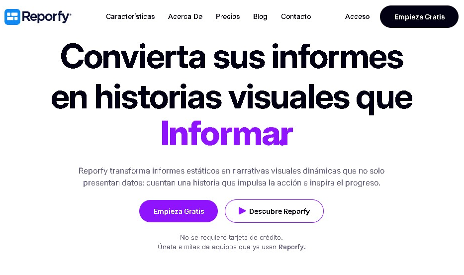 Reporfy screenshot 1