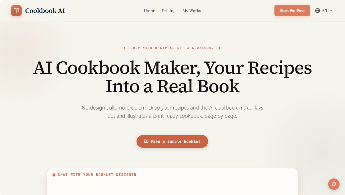 Cookbook AI screenshot 1