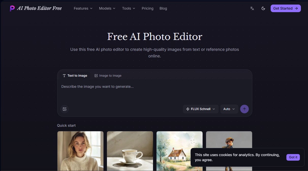 AI Photo Editor Free screenshot 1