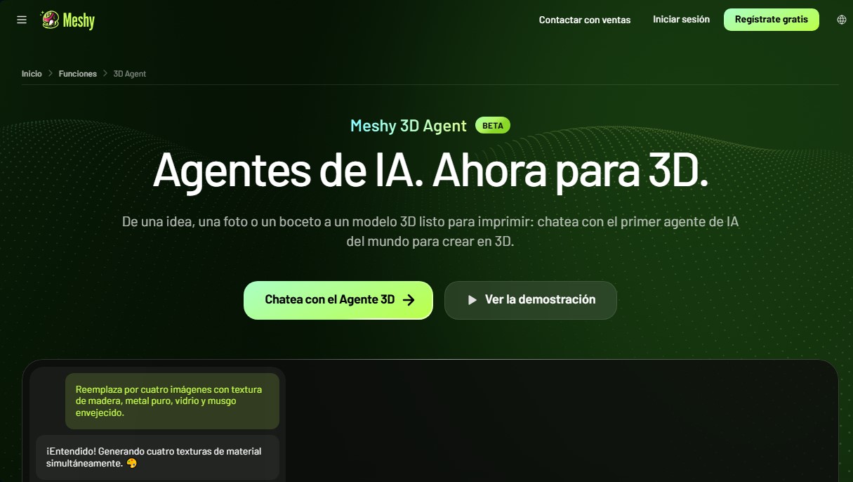 Meshy 3D Agent screenshot 1
