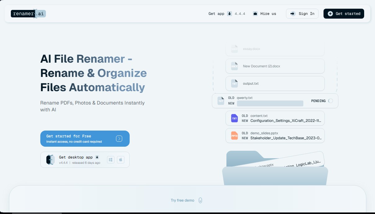 Renamer ai screenshot 1