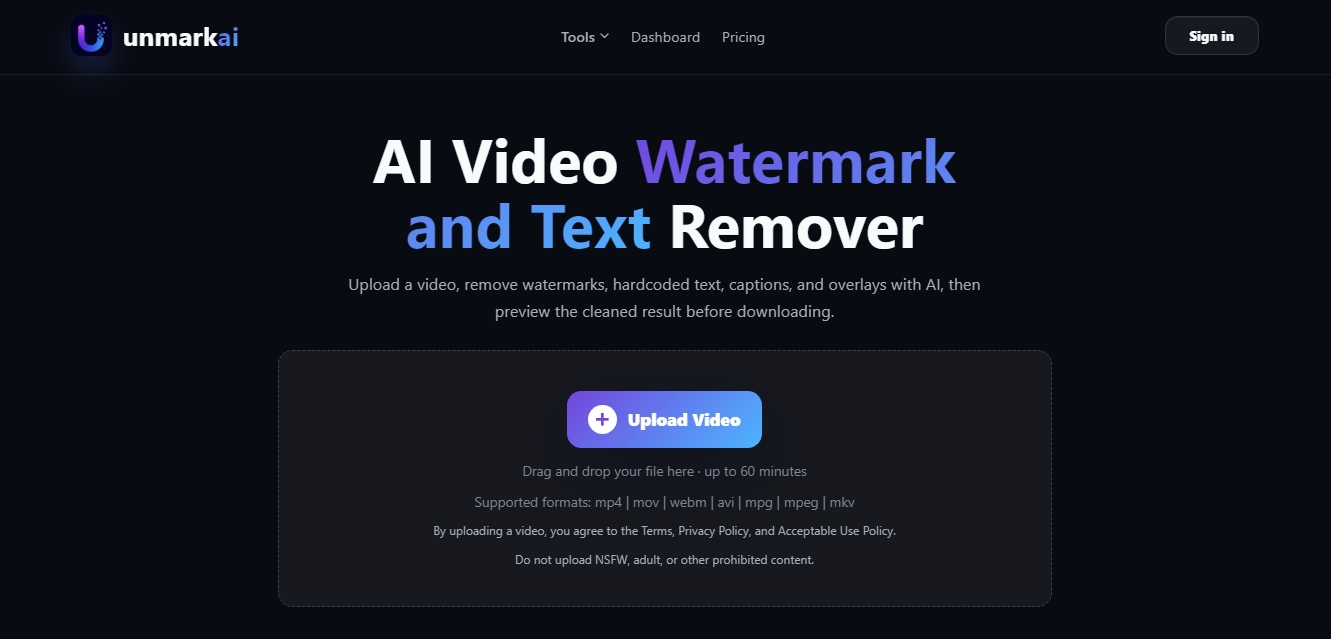 UnMarkAI screenshot 1