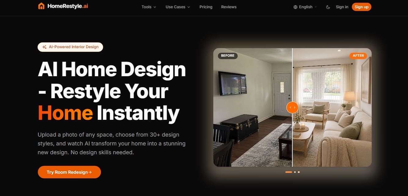HomeRestyle AI screenshot 1