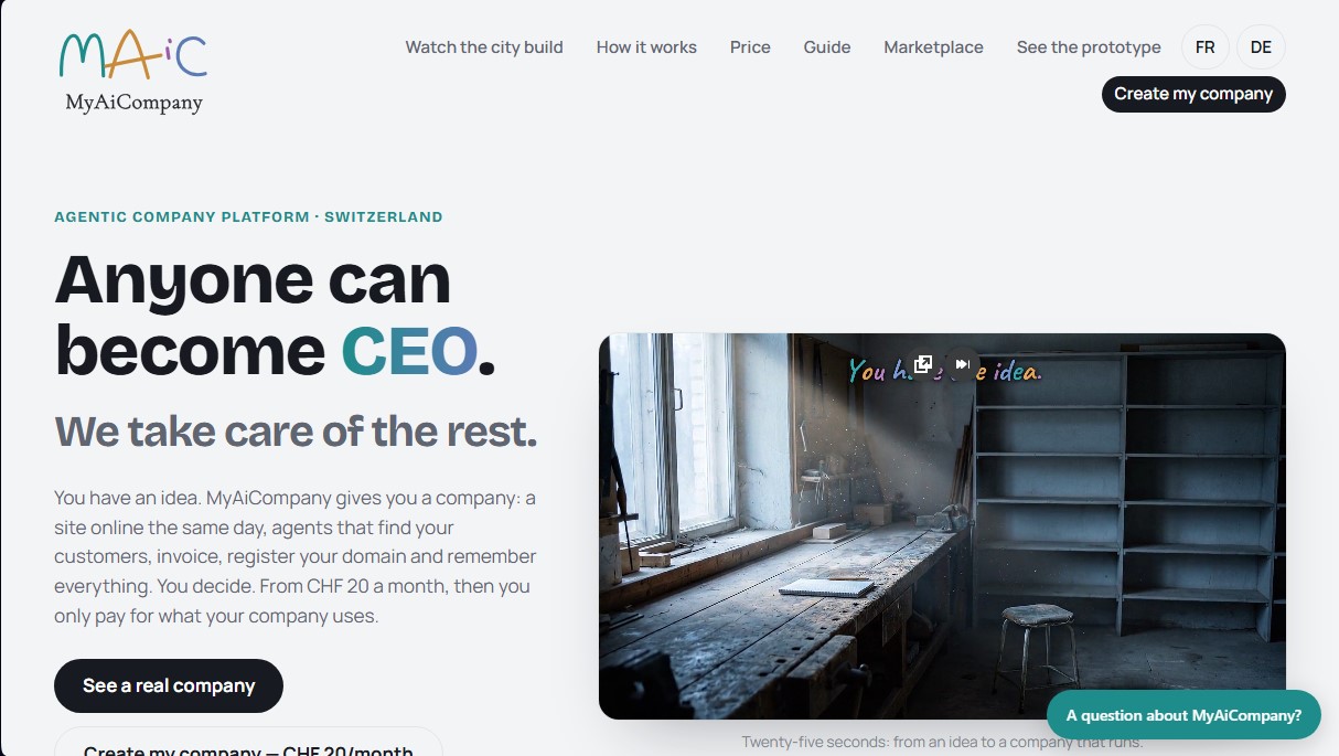 MyAiCompany screenshot 1