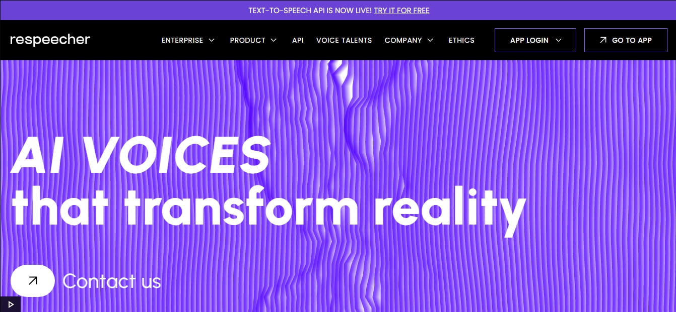 Respeecher screenshot 1