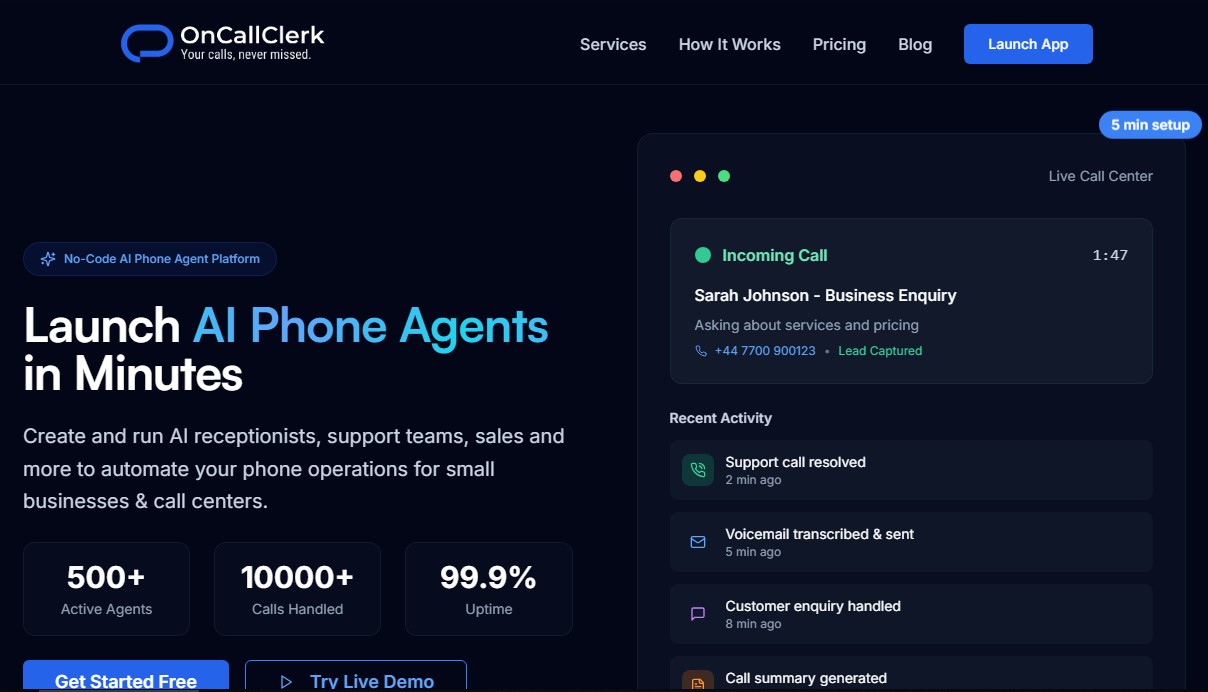 OnCallClerk screenshot 1