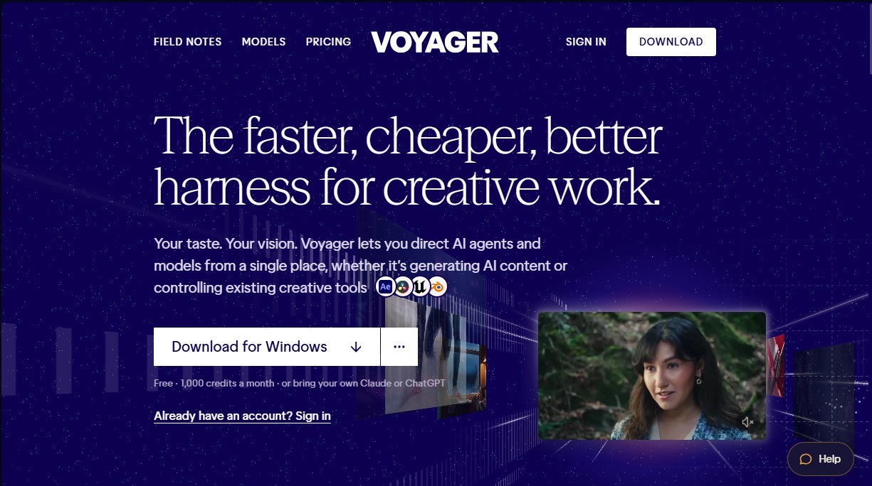 Voyager screenshot 1