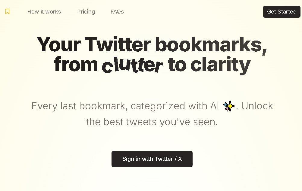 Twitter Bookmarks screenshot 1