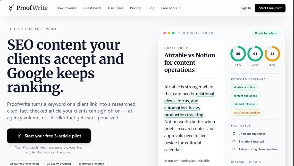 ProofWrite.io screenshot 1