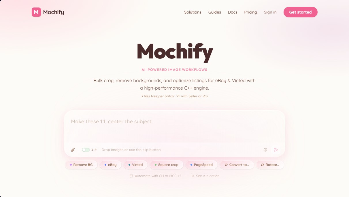 Mochify screenshot 1