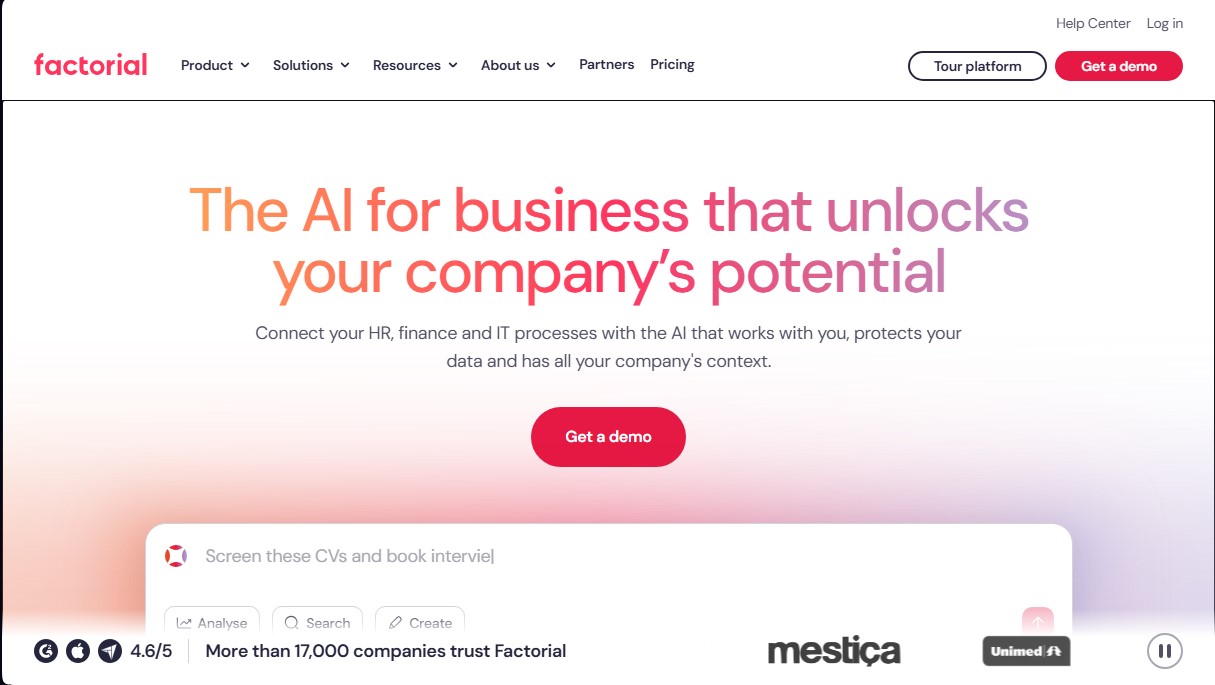 FactorialHR screenshot 1