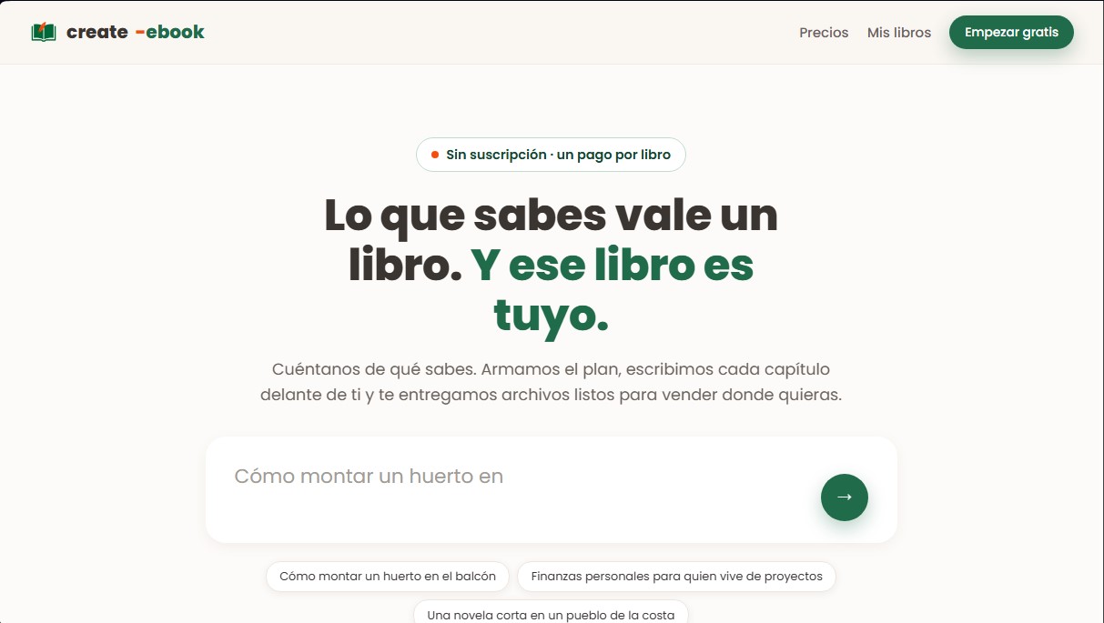 create-ebook screenshot 1