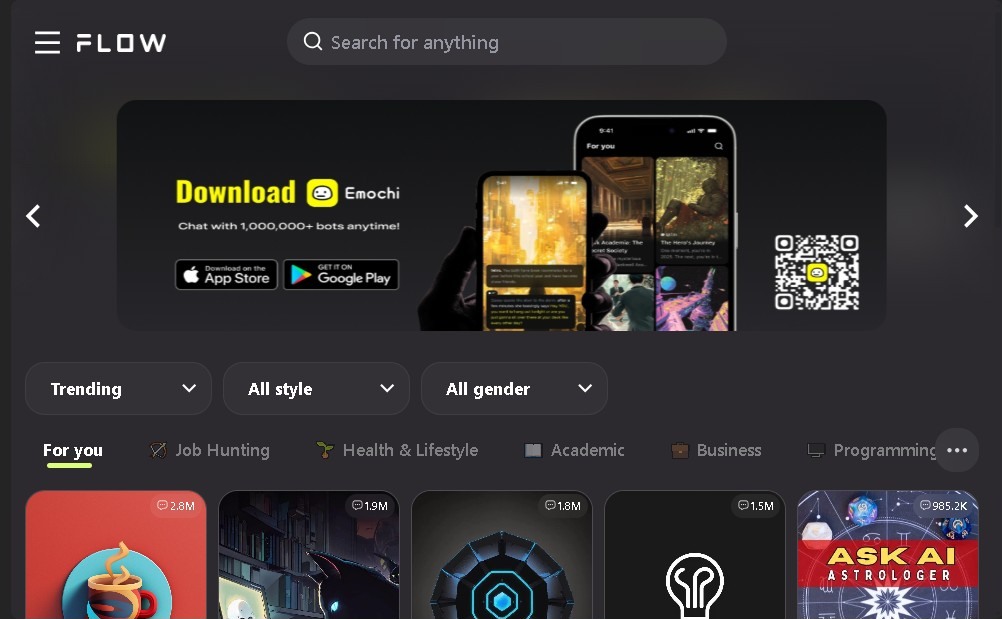 Flow  screenshot 1