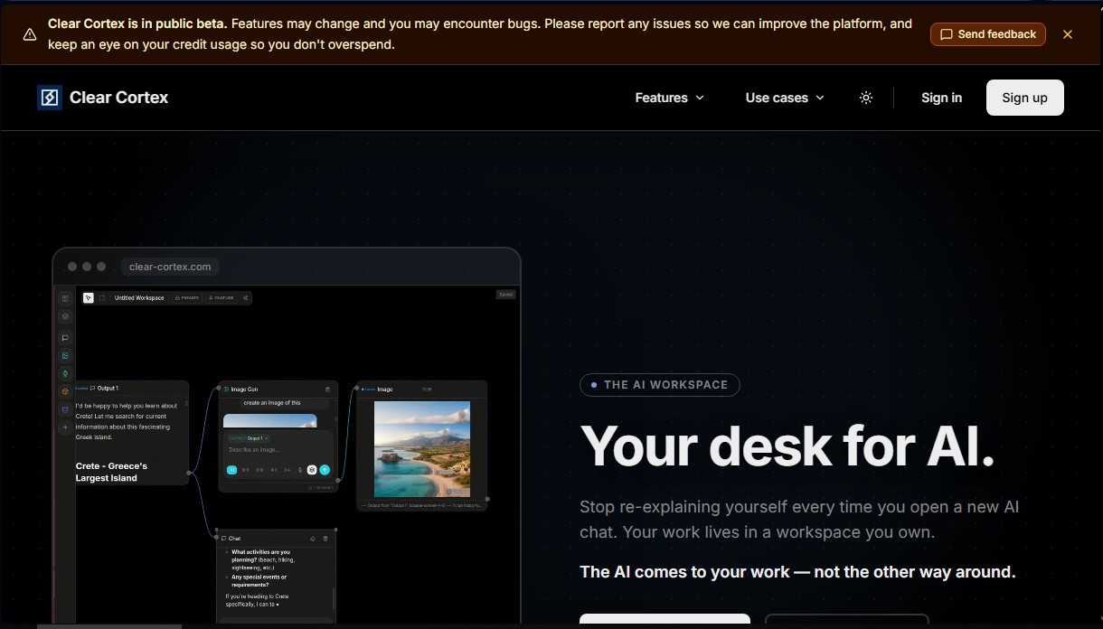 Clear Cortex screenshot 1