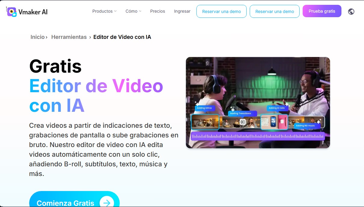 Vmaker Video Editor screenshot 1