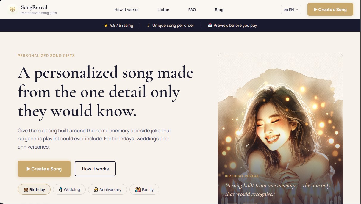 SongReveal screenshot 1