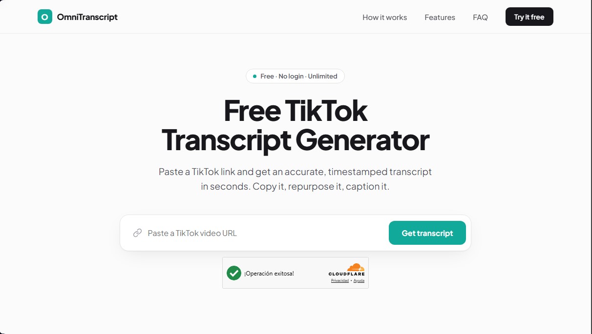OmniTranscript screenshot 1
