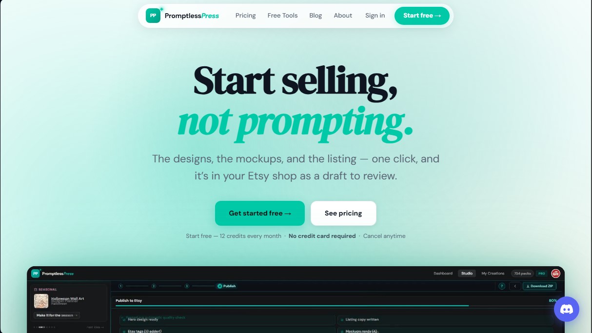 PromptlessPress screenshot 1