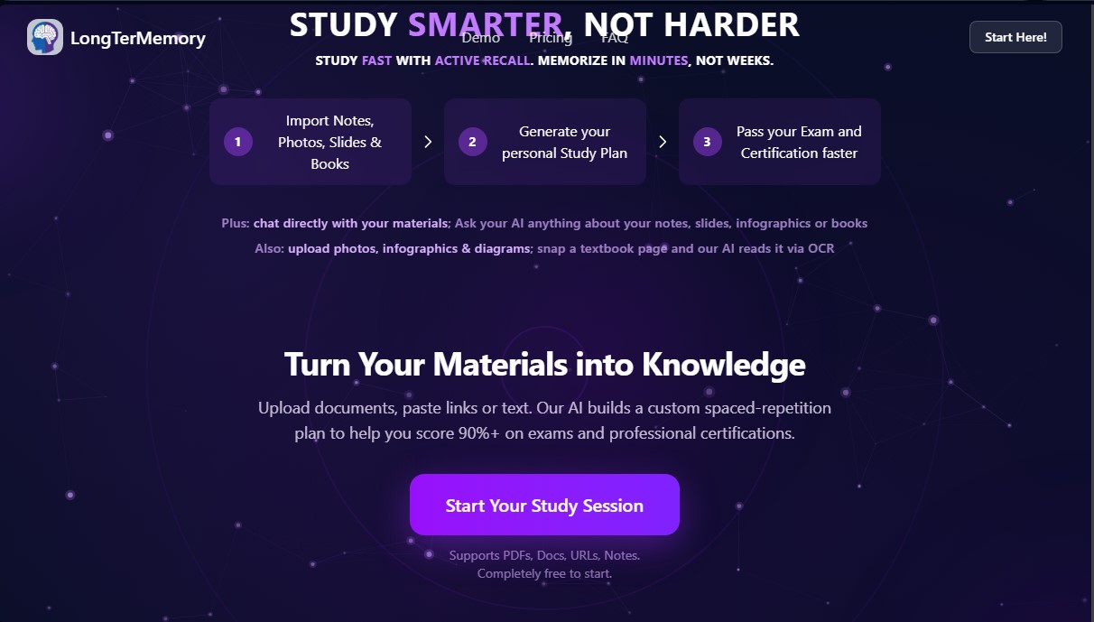 LongTerMemory screenshot 1