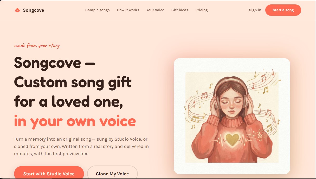 Songcove screenshot 1