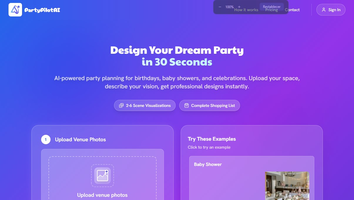 PartyPilotAI screenshot 1