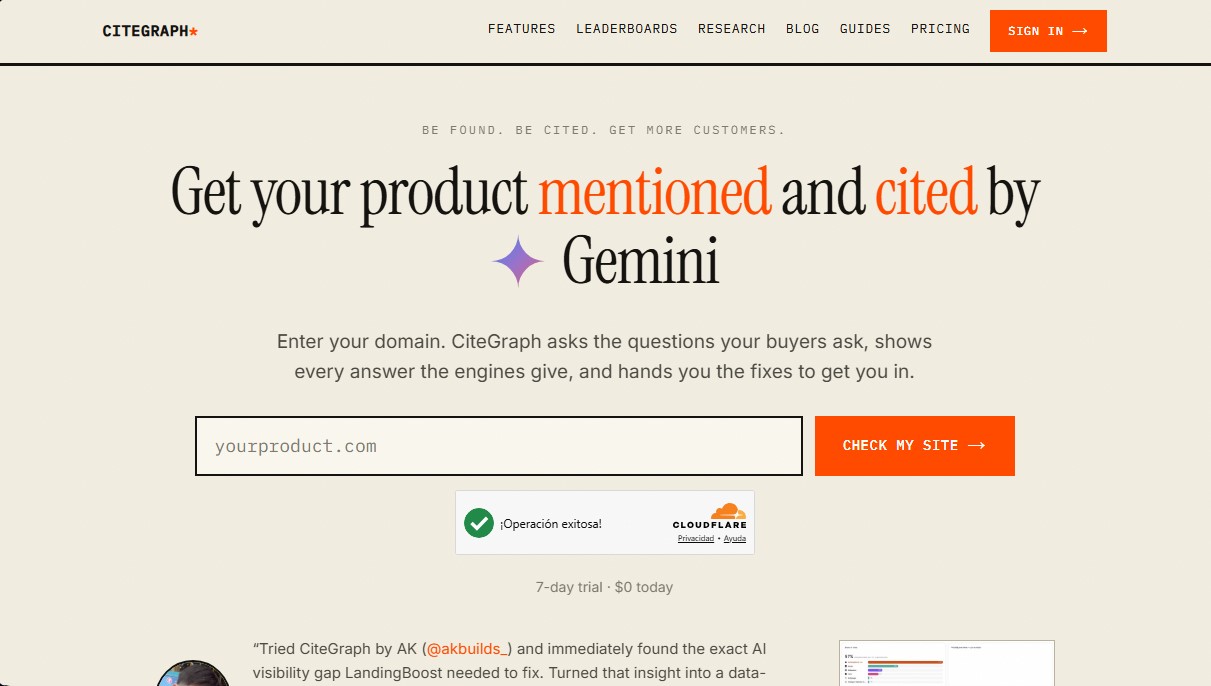 CiteGraph screenshot 1