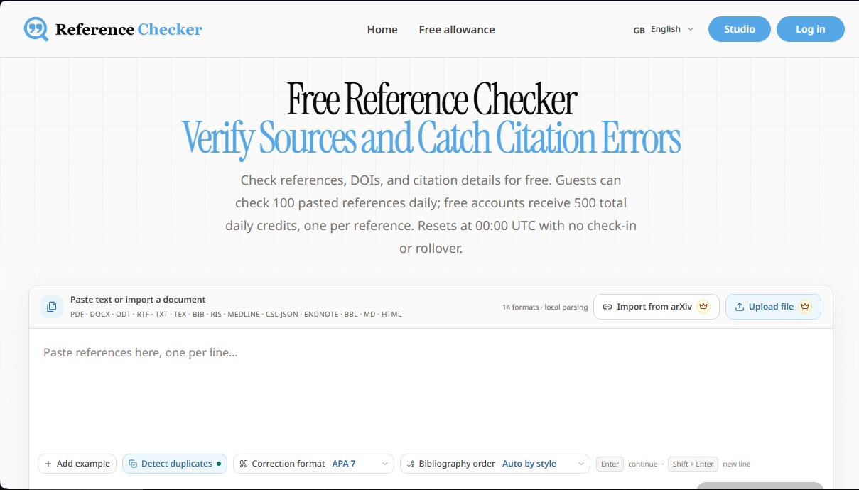 ReferenceChecker.ai screenshot 1