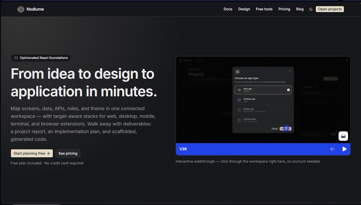 Nodlume screenshot 1