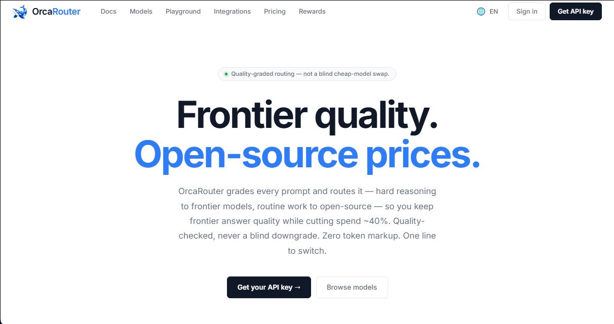 OrcaRouter screenshot 1